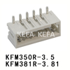 KFM350R-3.5/ KFM381R-3.81 Bloco terminal plugável
