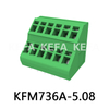 KFM736A-5.08 Bloco terminal tipo mola