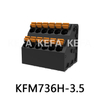 KFM736H-3.5 Terminal de mola bloco de terminal