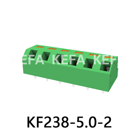 KF238-5.0-2 Bloco terminal tipo mola