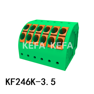 KF246K-3.5 Terminal de mola bloco de terminal