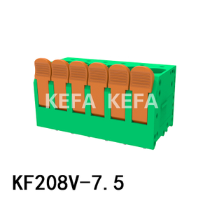 KF208V-7.5 Terminal de mola bloco de terminal
