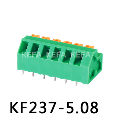 KF237-5.08 Bloco terminal tipo mola