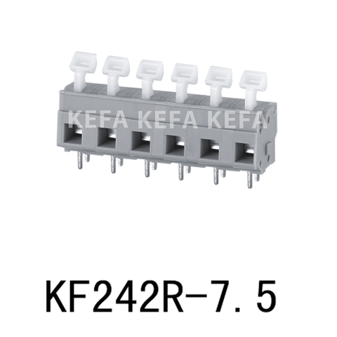 KF242R-7.5-1 Bloco terminal tipo mola