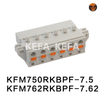 KFM750RKBPF-7.5/KFM762RKBPF-7.62 TERMINAL PLAGGLABLE BLOCO