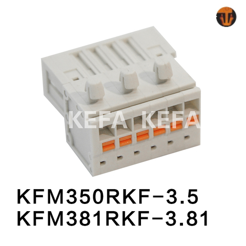 KFM350RKF-3.5/ KFM381RKF-3.81 BLOCO TERMINAL PLAGGLABLE