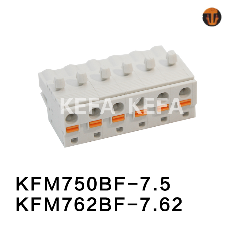 KFM750BF-7.5/KFM762BF-7.62 Bloco terminal plugável
