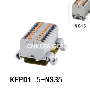 Bloco de distribuição KFPD1.5-NS35