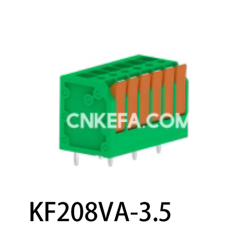 KF208VA-3.5/3.81 Bloco terminal tipo mola