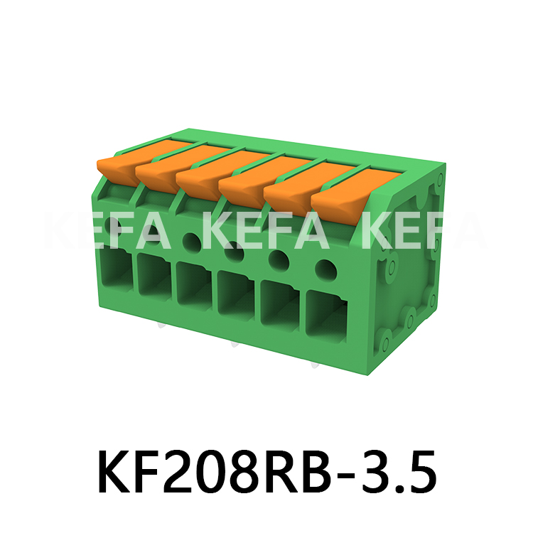 KF208RB-3.5/3.81 Bloco terminal tipo mola