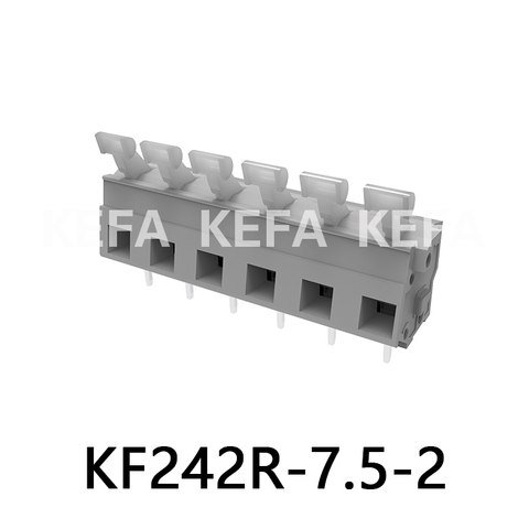 KF242R-7.5-2 Bloco terminal tipo mola