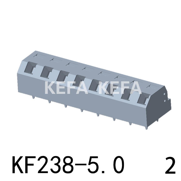 KF238-5.0-2 Bloco terminal tipo mola