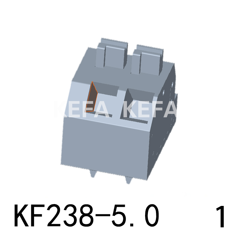 KF238-5.0-1 Bloco terminal tipo mola