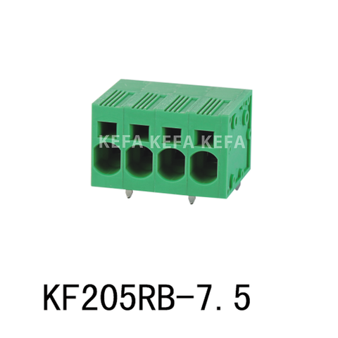 Bloco terminal tipo mola KF205RB-7.5