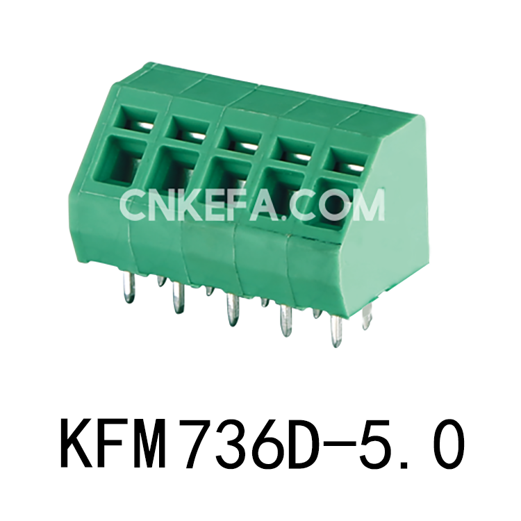 Bloco terminal tipo mola KFM736D-5.0