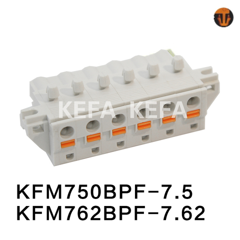 KFM750BPF-7.5/KFM762BPF-7.62 BLOCO TERMINAL PLAGGLABLE