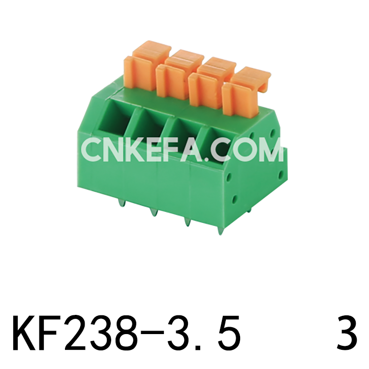 KF238-3.5-3 Bloco terminal tipo mola