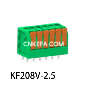 KF208V-2.5/2.54 Bloco terminal tipo mola