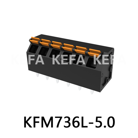 Bloco terminal tipo mola KFM736L-5.0