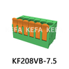 KF208VB-7.5/7.62 Bloco terminal tipo mola