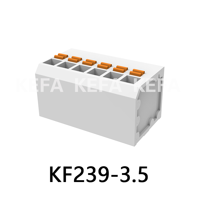KF239-3.5/3.81 Bloco terminal tipo mola