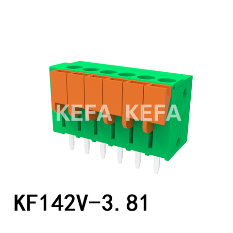 KF142V-3.81 Terminal de mola bloco de terminal