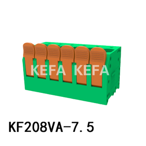 KF208VA-7.5 Terminal de mola bloco de terminal