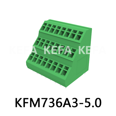 KFM736A3-5.0/5.08 Bloco terminal tipo mola