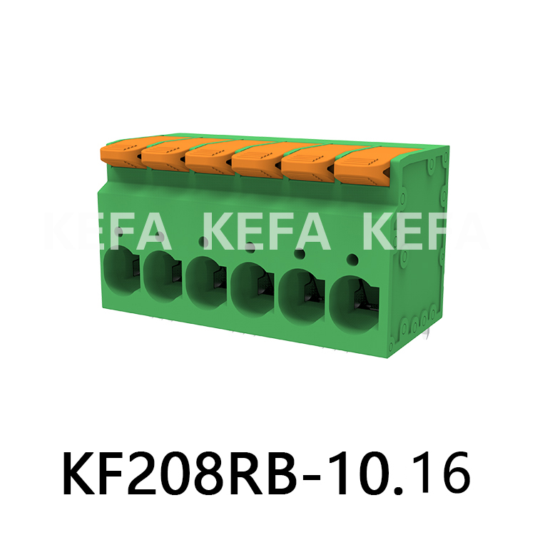 KF208RB-10.0/10.16 Bloco terminal tipo mola