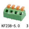 KF238-5.0-3 Bloco terminal tipo mola