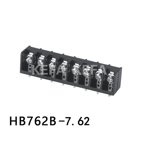 Bloco terminal de barreira HB762B-7.62