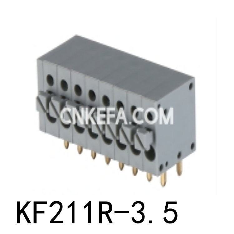 KF211R-3.5 Bloco terminal tipo mola
