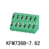KFM736B-7.62 Bloco terminal tipo mola