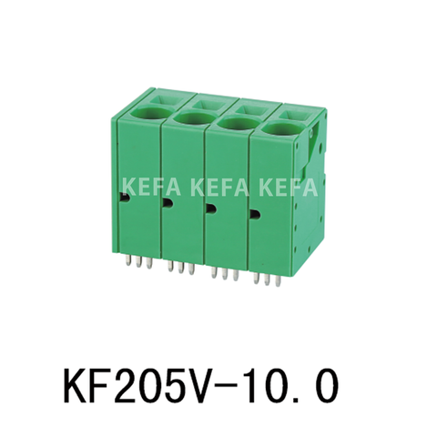 Bloco terminal tipo mola KF205V-10.0