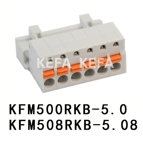 KFM500RKB-5.0/KFM508RKB-5.08 BLOCO TERMINAL PLAGGLABLE