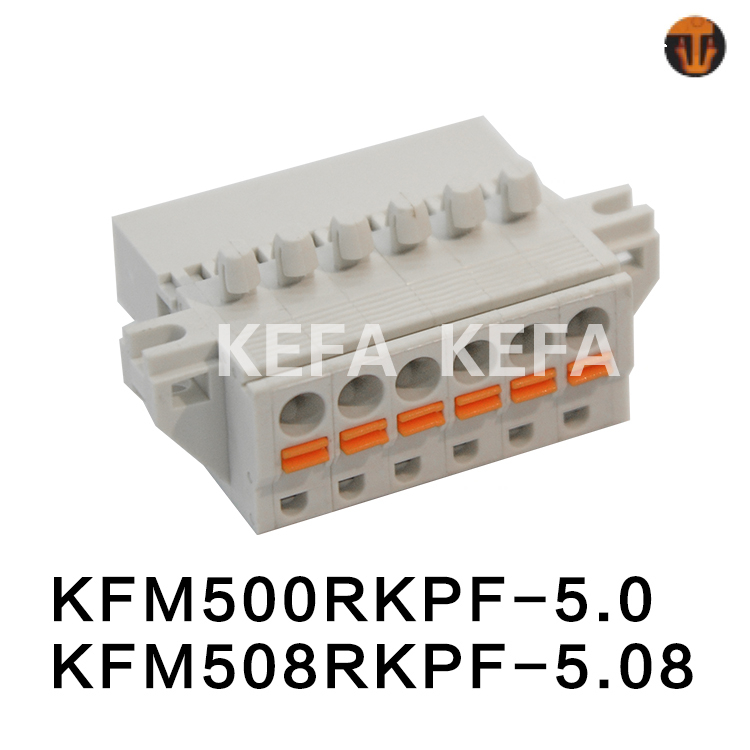 KFM500RKPF-5.0/KFM508RKPF-5.08 Bloco terminal plugável