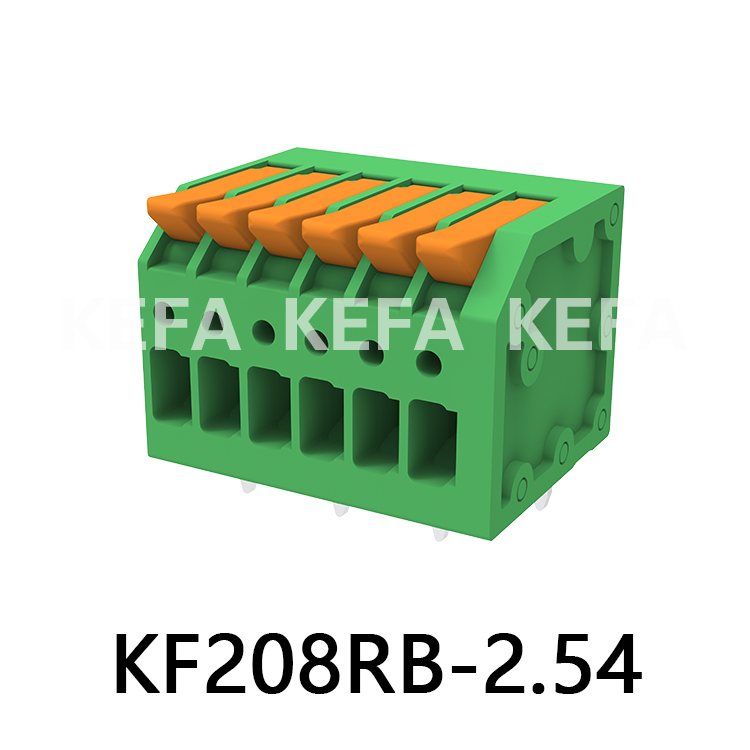 KF208RB-2.5/2.54 Bloco terminal tipo mola