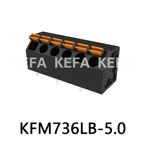 Bloco terminal tipo mola KFM736LB-5.0
