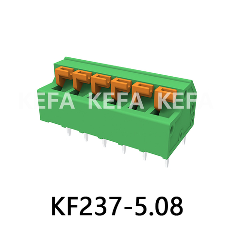 KF237-5.08 Bloco terminal tipo mola