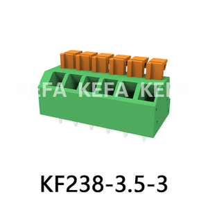 KF238-3.5-3 Bloco terminal tipo mola