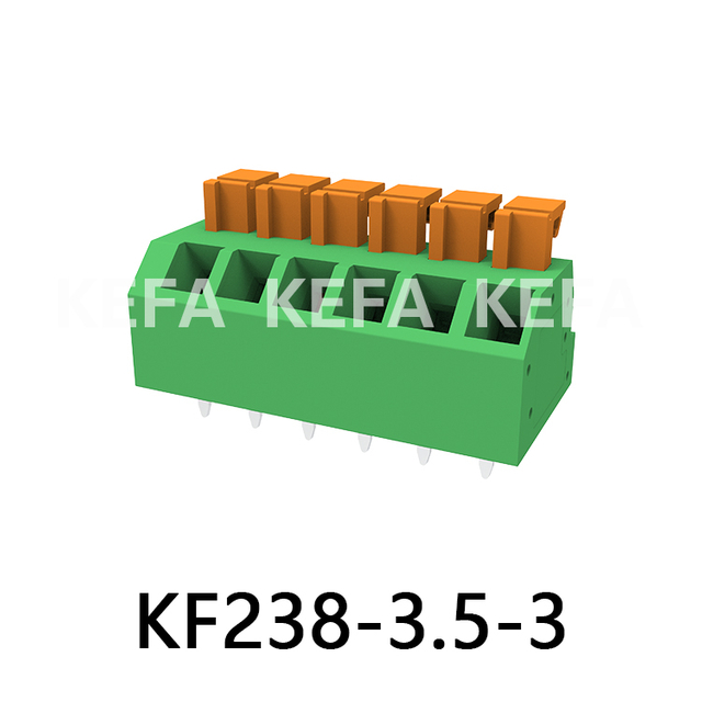 KF238-3.5-3 Bloco terminal tipo mola
