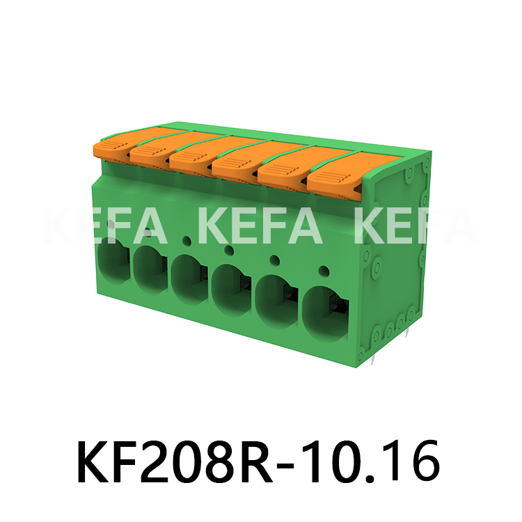 KF208R-10.0/10.16 Bloco terminal tipo mola