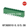 KF3G001C-5.0/5.08 Bloco terminal plugável