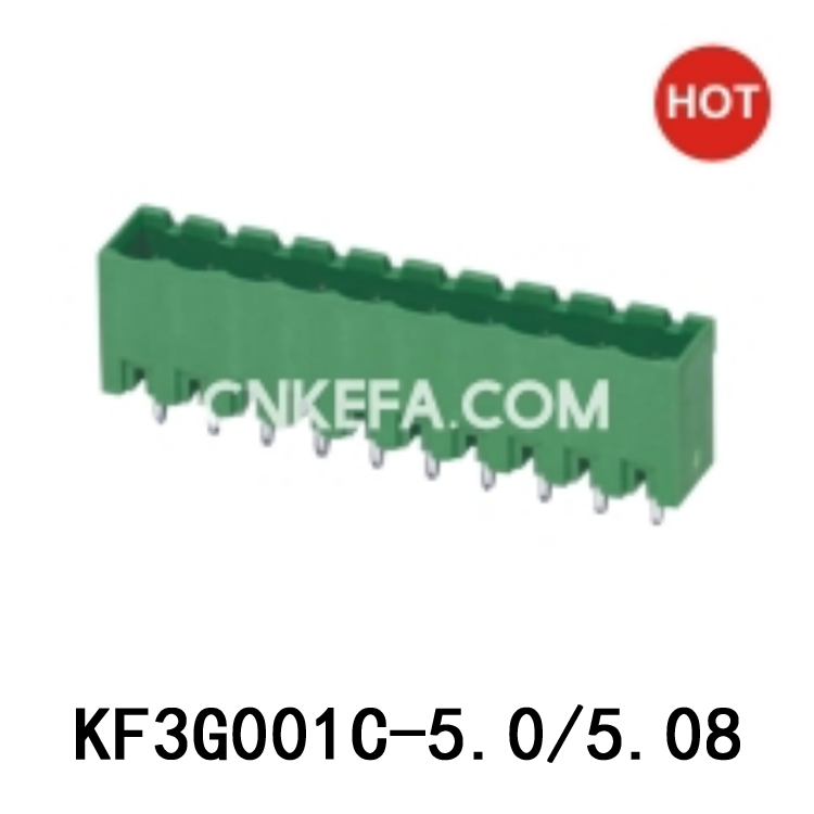 KF3G001C-5.0/5.08 Bloco terminal plugável