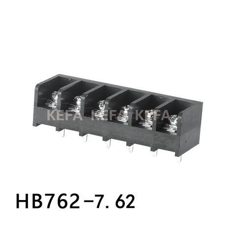 HB762-7.62 Terminal de barreira bloco