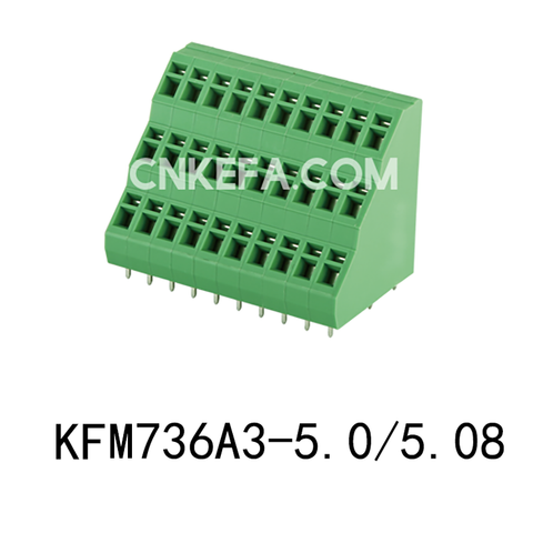 KFM736A3-5.0/5.08 Bloco terminal tipo mola