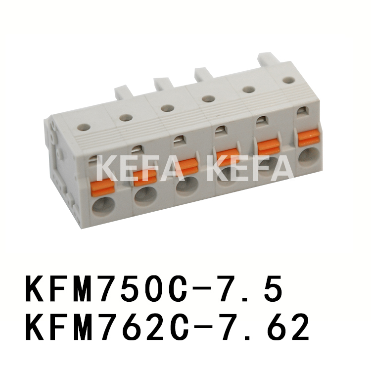 KFM750C-7.5/KFM762C-7.62 Bloco terminal plugável