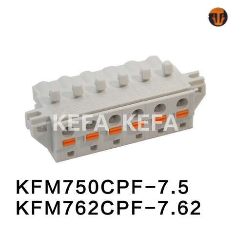 KFM750CPF-7.5/KFM762CPF-7.62 Bloco de terminal travável