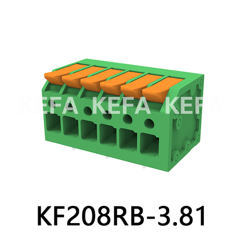 KF208RB-3.5/3.81 Bloco terminal tipo mola