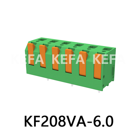 KF208VA-6.0 Bloco terminal tipo mola